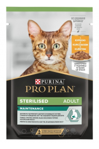 Obrázok pre PURINA Pro Plan Cat Sterilised Maintenance Chicken - vlhké krmivo pro kočky - 85 g