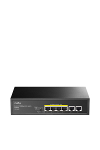 Obrázok pre Cudy FS1006P síťový přepínač Fast Ethernet (10/100) Podpora napájení po Ethernetu (PoE) Černá