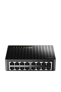 Obrázok pre Cudy FS1016D síťový přepínač Fast Ethernet (10/100) Černá