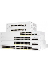 Obrázok pre Cisco CBS220-48P-4G-EU síťový přepínač Řízený L2 Gigabit Ethernet (10/100/1000) Podpora napájení po Ethernetu (PoE) Bílá