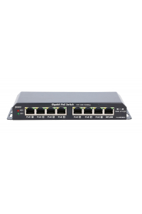 Obrázok pre Extralink EX.1025 síťový přepínač Nespravované L2 Gigabit Ethernet (10/100/1000) Podpora napájení po Ethernetu (PoE) 1U Černá