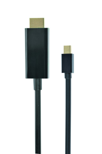 Gembird *Mini DisplayPort cable to HDMI 4K 1.8m 1,8 m Obrázok pre Gembird *Mini DisplayPort cable to HDMI 4K 1.8m 1,8 m