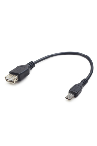 Gembird USB A - Micro-USB B, 0.15m USB kabel 0,15 m USB 2.0 Černá Obrázok pre Gembird USB A - Micro-USB B, 0.15m USB kabel 0,15 m USB 2.0 Černá