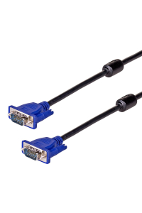 Akyga AK-AV-01 VGA kabel 1,8 m VGA (D-Sub) Černá Obrázok pre Akyga AK-AV-01 VGA kabel 1,8 m VGA (D-Sub) Černá