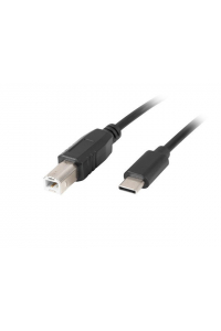 Obrázok pre Lanberg CA-USBA-13CC-0018-BK USB kabel 1,8 m USB 2.0 USB C USB B Černá