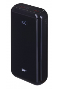 Obrázok pre SILICON POWER QS28 Powerbank Externí baterie 20000 mAh 2x USB QC 3.0 1x USB-C PD (SP20KMAPBKQS280K) Černá