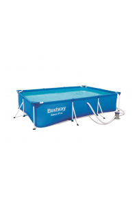 Obrázok pre Bestway Steel Pro 56411 nadzemní bazén Rámový bazén Obdélníkový 3300 l Modrá