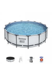 Obrázok pre Bestway Steel Pro 56438 nadzemní bazén Rámový bazén Kulatý 16015 l