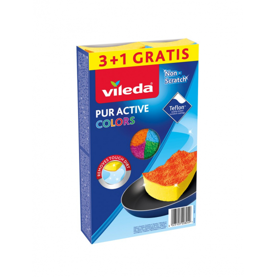 Obrázok pre Vileda Pur Active Colors myčka nádobí 4 ks.