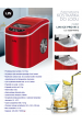 Obrázok pre Přenosný výrobník ledových kostek LIN ICE PRO-R12 červený